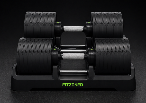 PowerGrip Adjustable Dumbbell Home Set